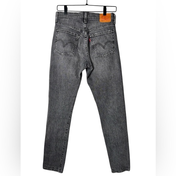 Levi’s Premium 501 Skinny Jeans in Coal Black size 26 - Picture 3 of 10